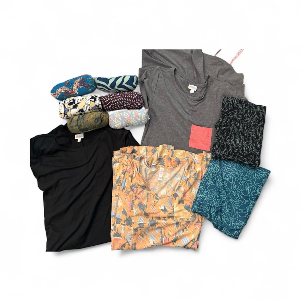 Lula Roe Shirts and Leggings Set